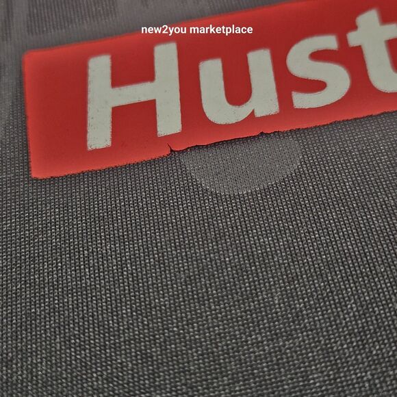 Hustle Black T-Shirt Men’s Size [L] Red Box Logo Graphic Tee short sleeve - Picture 8 of 9